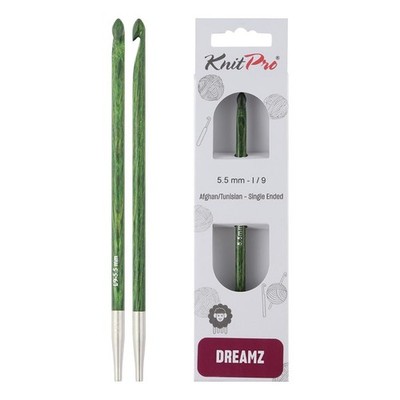 KnitPro Dreamz Afghan/Tunisian Crochet Hook | US Size I (5.5mm) I (5.50 mm)