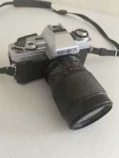 Minolta X-370 35mm Film SLR Camera Kit with Lens Untested