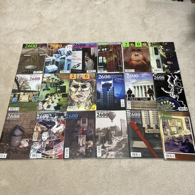 2600 The Hacker Quarterly Magazine 18 Issues Lot Good Condition