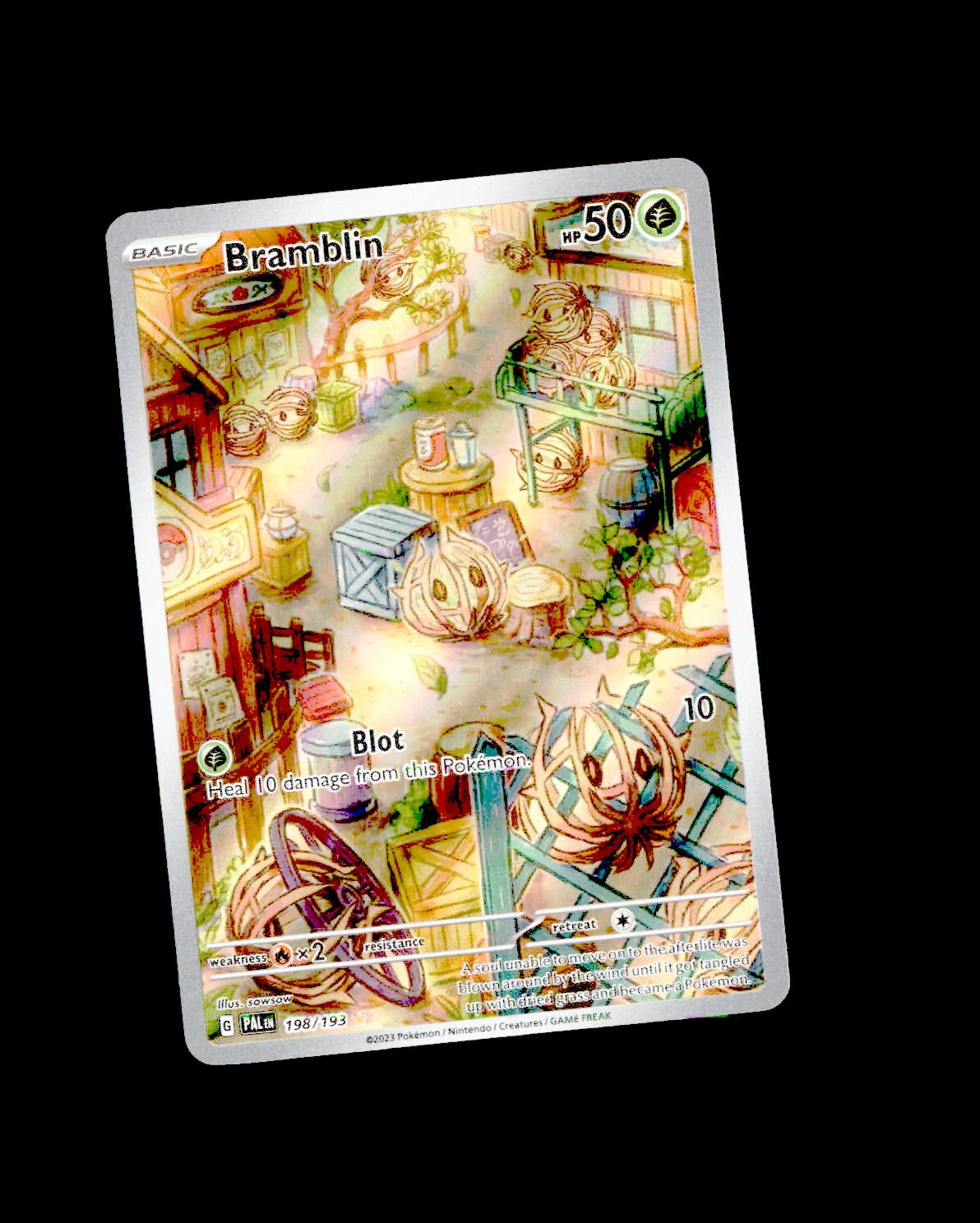 NM SV02: Paldea Evolved Holo Bramblin - 198/193