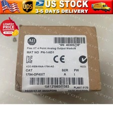 New Allen Bradley 1794-OF4IXT Flex XT 4-Point Analog Output Module US Free Tax