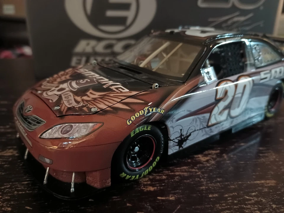 Tony Stewart #20 2008 humo fantasía RCCA Elite cuna escala 1/24 Nascar diecast Foto 4 de 4