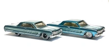 Hot Wheels New  Super Treasure Hunt 64’ Chevy Impala & Mainline OG Parts Un-spun