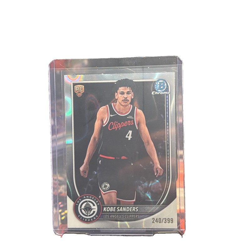 2025-26 Bowman Chrome - Kobe Sanders #BCV-47 Rookie (RC) Lava Refractor /399