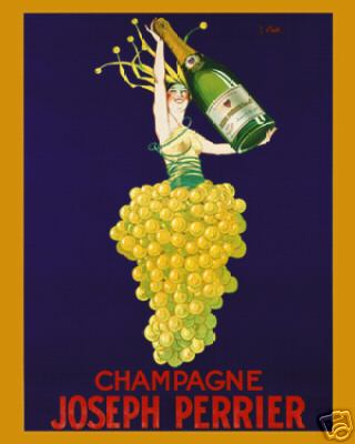 CHAMPAGNE - JOSEPH PERRIER Affiche Vin Alimentaire 16X20 006C - Photo 1/1