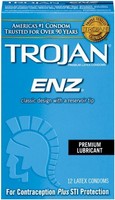 3 Pack - Trojan Enz Lubricated Condoms, 12 Each on sale 3 Pack - Trojan Enz Lubricated Condoms, 12 Each on sale