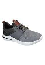 SKECHERS Delson 3.0 - Cicada Baskets Hommes 210238 Gris Noir