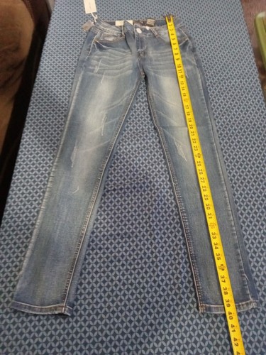 WAIST 29 INCHES SIZE 11 SKINNY JEANS STRETCH DENIM BLUE, 11-3 WG4874 - Picture 8 of 9