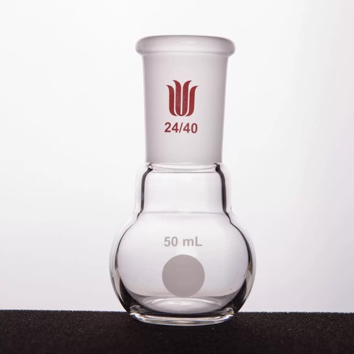 Synthware Lab glassware 24/40 flat bottom flask 25ml 50ml 250ml 500ml 1000ml - Picture 2 of 8