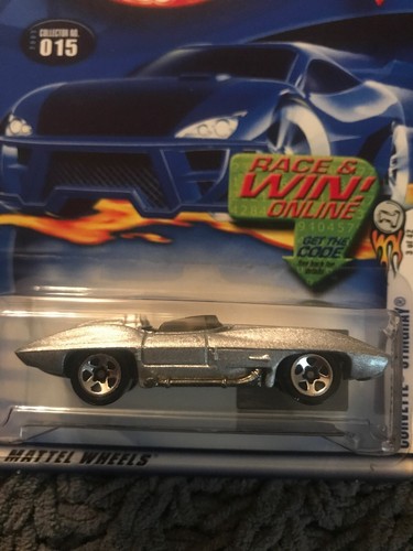 2003 Hot Wheels #15 Silver Corvette Stingray w/5 Spoke Wheels - Picture 2 of 4