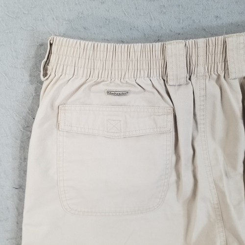 Weekender cargo hiking shorts men's 44 x 8 beige comfort waist outdoor fishing - Picture 8 of 12