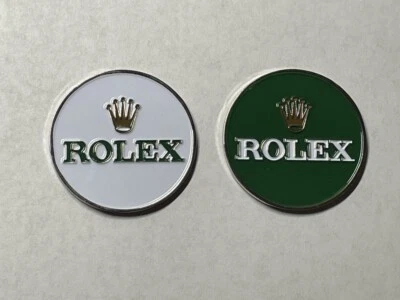 Rolex 1.5" Heavyweight Double-Sided Medallion Coin Style Golf Marker - A Beauty!
