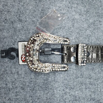 Nocona Belt Womens L Multicolor Adjustable Genuine Leather  display picture 2