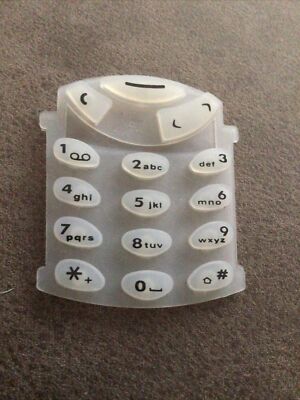 NOKIA 3310 3330 MOBILE PHONE REPLACEMENT CLEAR WHITE RUBBER KEYPAD | eBay