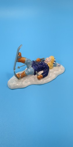 Department 56 Snow Village Skater & Skifahrer Figuren Weihnachtsstadt 3er Set - Bild 4 von 14