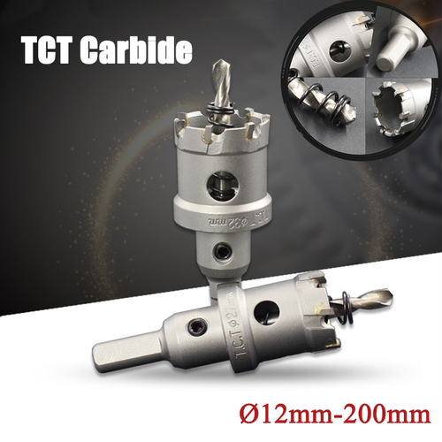 TCT Carbide Tip Hole Saw Drill Bit Stainless Steel Hole Opener - Foto 9
