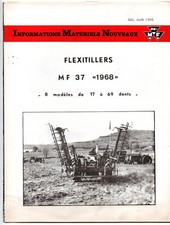 ▬►Brochure MASSEY FERGUSON FLEXITILLERS MF 37 de 1968