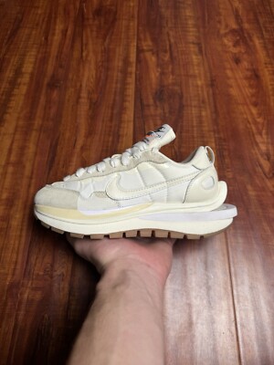 Nike Vaporwaffle Sacai Sail Gum - White / Cream - Size 4 (5.5W
