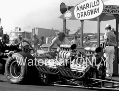 Unknown 1960s ''SlingShot'' ''Twin Engine'' 392 Hemi Top Gas Dragster PHOTO! #(6)