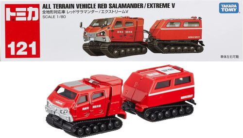 Takara Tomy "Tomica Long Type Tomica No.121 Red Salamander Extreme V" Mini - Picture 1 of 5