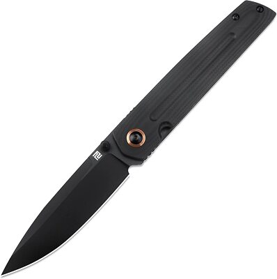 Artisan Cutlery (1849P) Black PVD AR-RPM9 Powder Steel Blade w/ Black G10 Handle