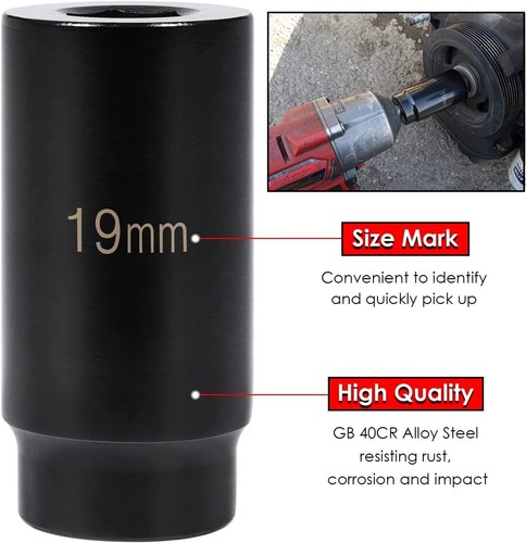 Heavy Steel 19mm Harmonic Balancer Socket Tool 77080 for Honda Engines - Picture 6 of 12