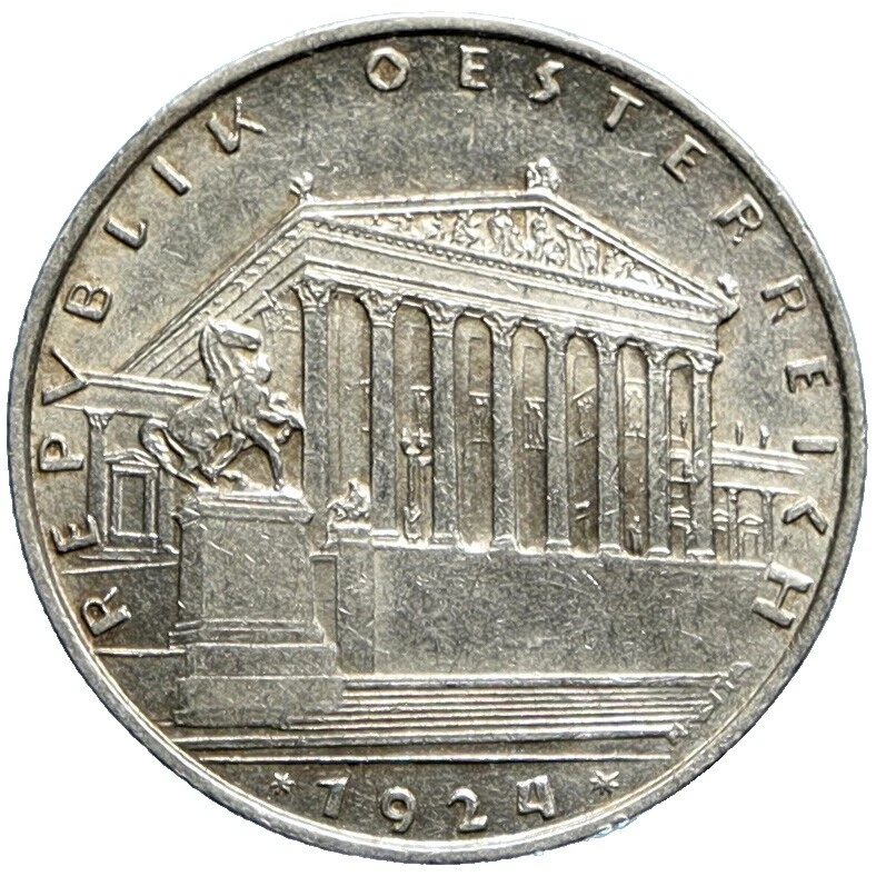 Uncertified 1924 Year Austrian Coins