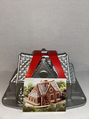 Nordic Ware Gingerbread House Bundt Pan - New Holiday Collection Nordicware 