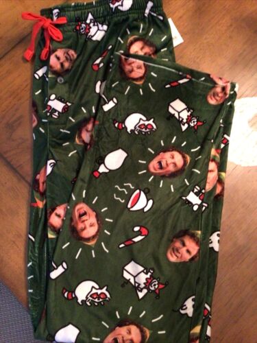 Buddy The Elf Movie Mens' Sleep Pajama Pant NWT Size XL - Afbeelding 1 van 4