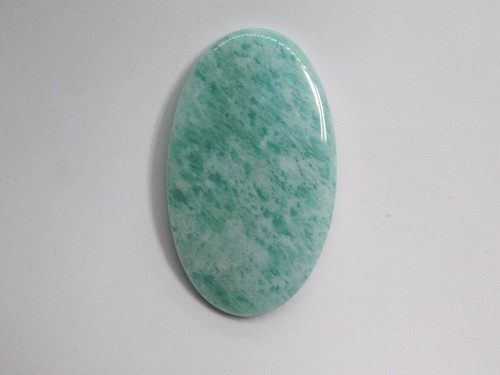 Excellent 100% Natural Green Amazonite Cabochon Loose Gemstone 55 Cts. ME-4563 - Picture 2 of 3
