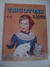 Revue ancienne "Tricotons sa layette" N°39 - 1957 - 16 pages