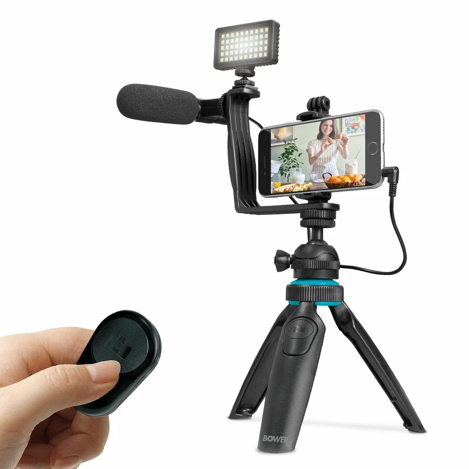 Kit de vlogger Bower Ultimate Smartphone Configuración de vlogging (WSC-ULTVLK) -[LN]™ Foto 3 de 4