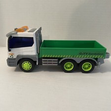 Maxx Action City Sanitation Truck Push And Go Truck - 11" Lights & Sound