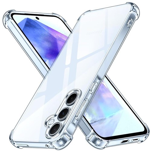 For Samsung Galaxy A35 5g Shockproof Clear Transparent Case Soft TPU Cover - Picture 1 of 8