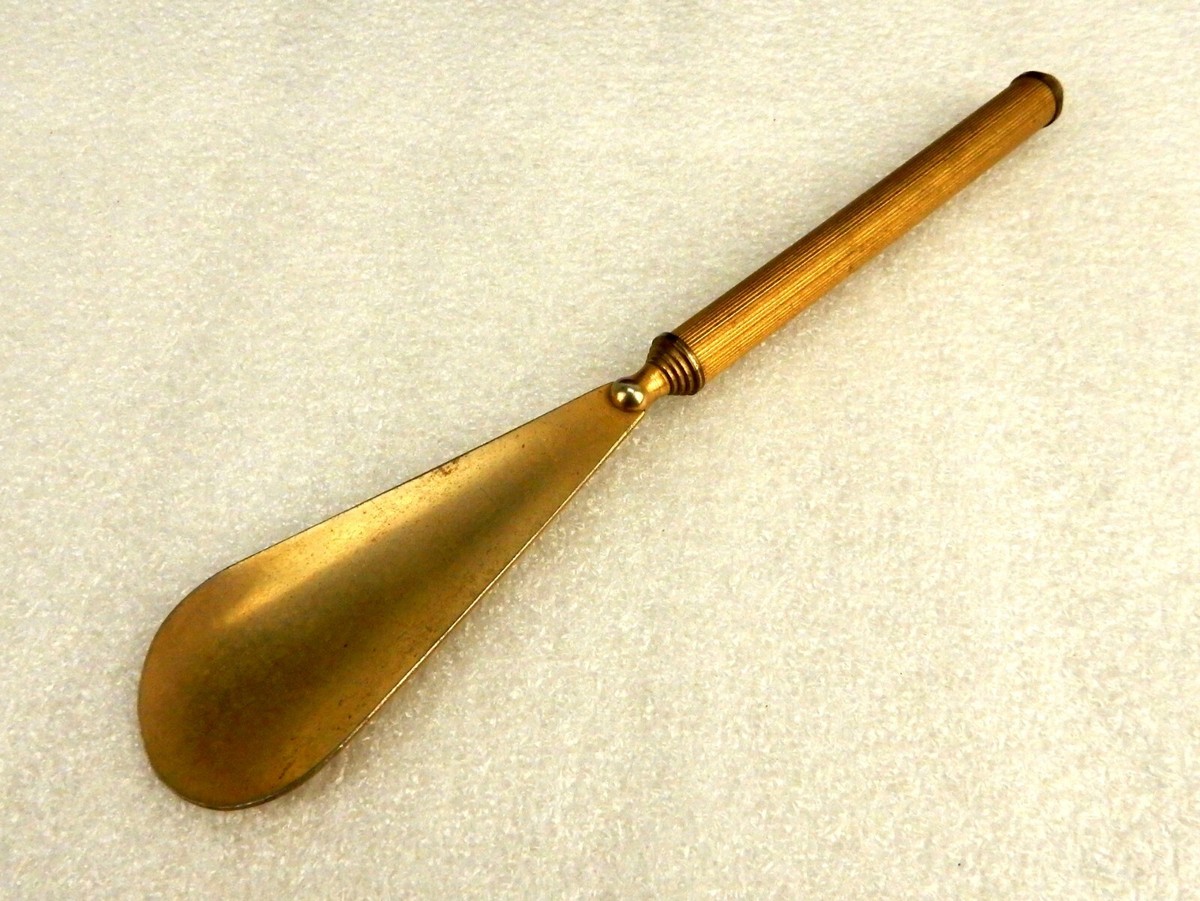 vintage Montgomery Word shoe horn ボタンセット Montgomery Ward & Co. Black Shoe Horn 黒ラッカー ビンテージ