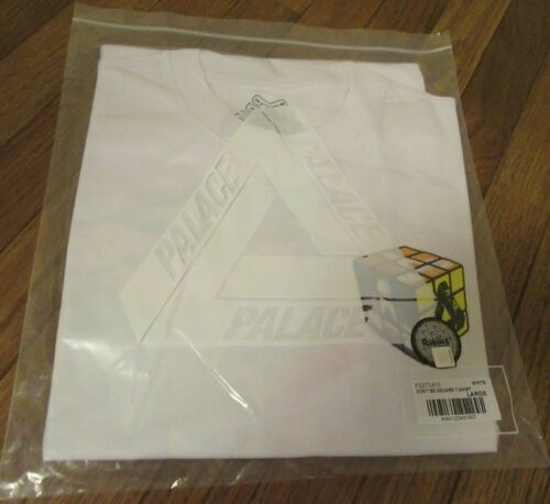 Brand New Palace Chenille Tri-Ferg Crew - Soft White - Size Brand New Palace Chenille Tri-Ferg Crew - Soft White - Size