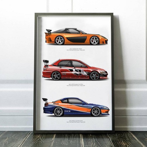 Affiche de Fast and Furious : Tokyo Drift Han Seoul-Oh's Veilside RX-7 - Photo 3 sur 5