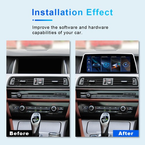 Car Linux Screen 10.25'' Navigation Wireless Carplay For BMW F10 2013-2016 NBT - Picture 2 of 12