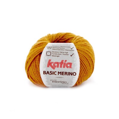BASIC MERINO von Katia - OCRE (71) - 50 g / ca. 120 m Wolle