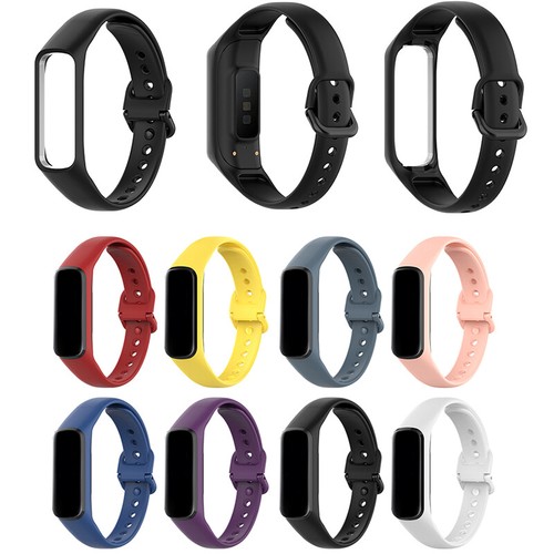 For Samsung Galaxy Fit 2 Unisex Smart Soft Wristband Fashion Replacement Band - Afbeelding 1 van 20