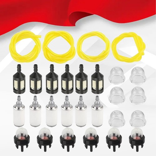 28Pcs 20Ft Small Engine Fuel Line Set with Filters Primer Bulbs Replacement Part