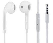 Original Oppo Stereo Headset für Oppo MH135 Ohrhörer Mikrofon am Kabel Weiß