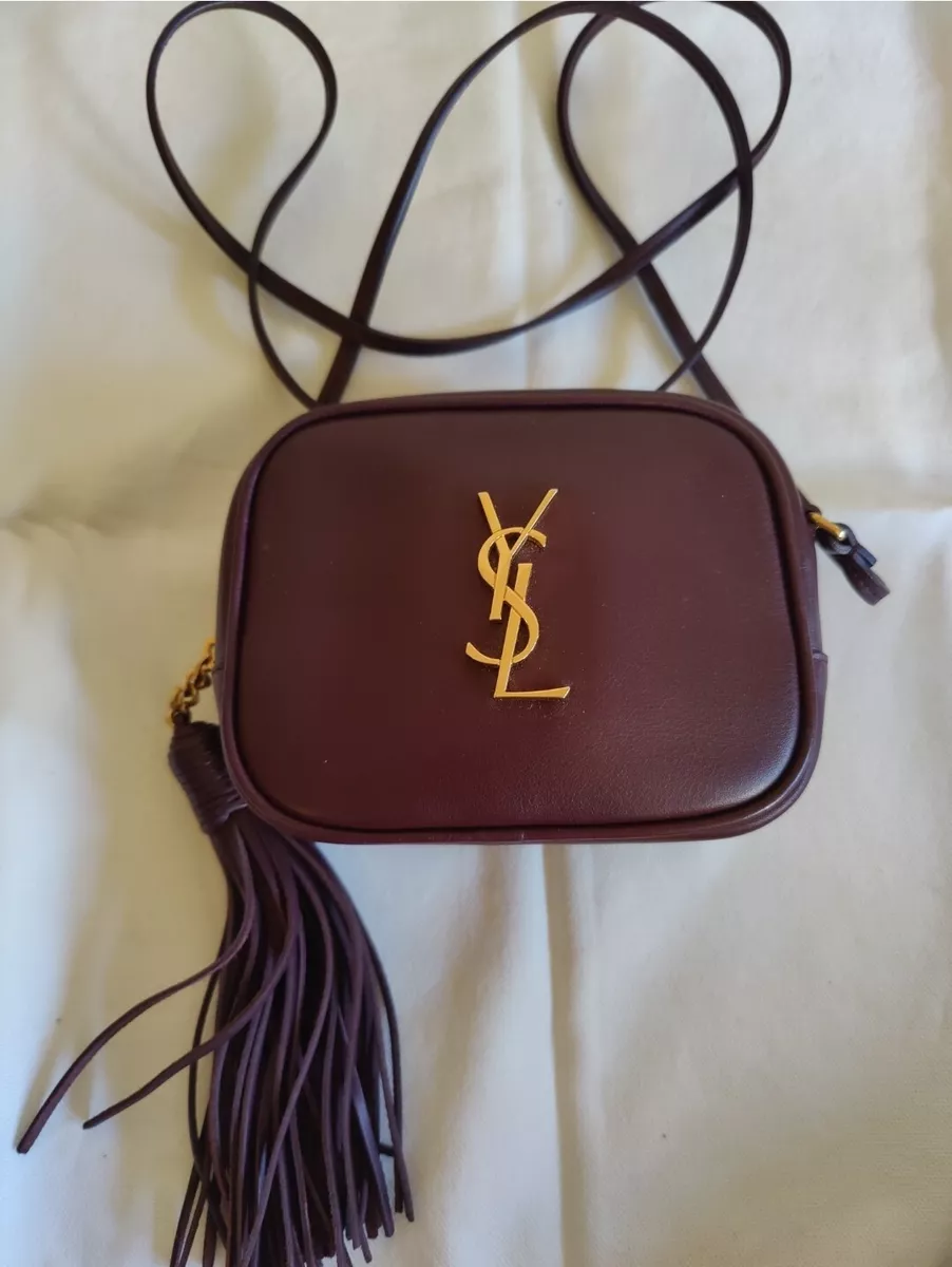 Saint Laurent MINI LOU CAMERA BAG IN leather