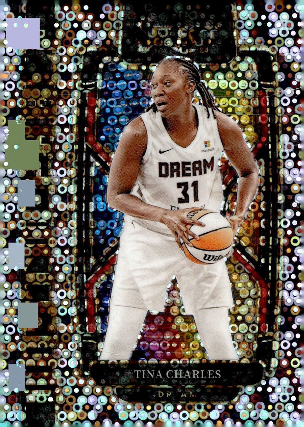 2024 Panini Select WNBA Unstoppable White Disco Prizm 11 Tina