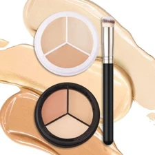 evpct 12 Color Conceal Correct Cream Contour Makeup Palette for Mature Skin