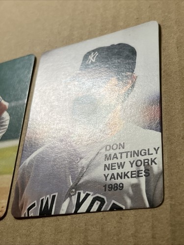 Don Mattingly 1989 Action Superstars Baseball Cards #8 & #17. Yankees - Picture 5 of 6