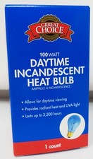 GRREAT CHOICE 100-Watt Nighttime Incandescent Heat Bulb NEW 