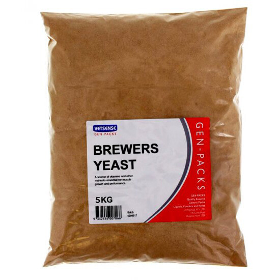 Brewers Yeast 5kg Horse Equine Supplement Health Vetsense Genpack