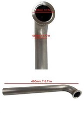 Stainless Steel Dump Tube Flanged For V-band For Tial Mvr 1.75 Wastegate 90 Stainless Steel Dump Tube Flanged For V-band For Tial Mvr 1.75 Wastegate 90