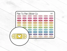 1411~~ Bandages Planner Stickers.